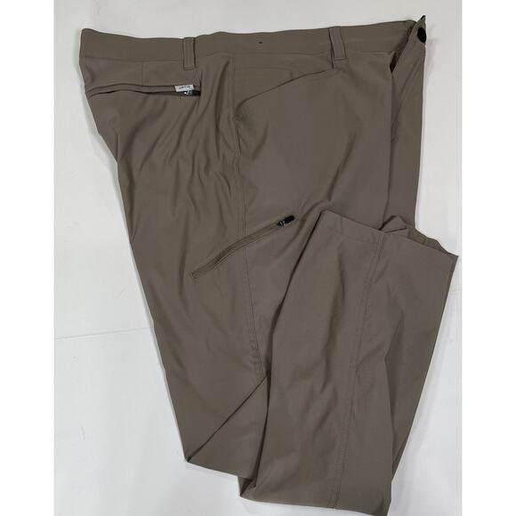 Orvis Men’s Tan 6 Pocket Nylon‎ Pants 38x30 - Picture 7 of 7